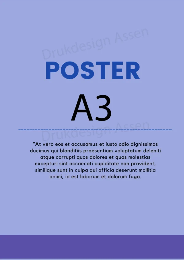 Poster A3